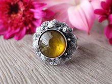 Load image into Gallery viewer, Green Tourmaline Ring or Pendant (Choose Your Size)