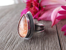 Load image into Gallery viewer, Sunstone Ring or Pendant (Choose Your Size)