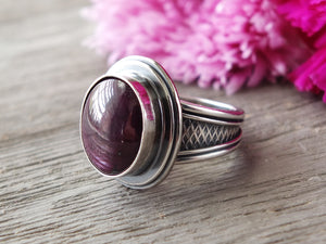 Star Ruby Ring or Pendant (Choose Your Size)
