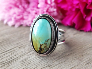 Hubei Turquoise Ring or Pendant (Choose Your Size)