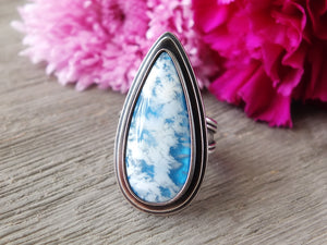 Plume Agate Doublet Ring or Pendant (Choose Your Size)