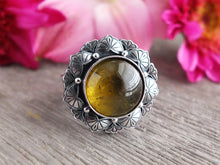 Load image into Gallery viewer, Green Tourmaline Ring or Pendant (Choose Your Size)