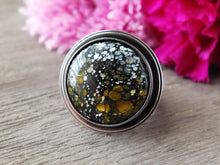 Load image into Gallery viewer, Luna Oscura/Dark Moon Stone Ring or Pendant (Choose Your Size)