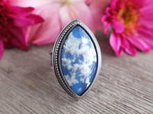 Load image into Gallery viewer, Plume Agate Doublet Ring or Pendant (Choose Your Size)