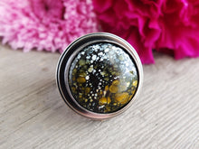 Load image into Gallery viewer, Luna Oscura/Dark Moon Stone Ring or Pendant (Choose Your Size)