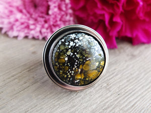 Luna Oscura/Dark Moon Stone Ring or Pendant (Choose Your Size)