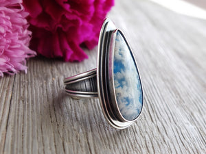 Plume Agate Doublet Ring or Pendant (Choose Your Size)