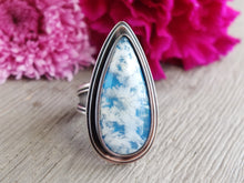 Load image into Gallery viewer, Plume Agate Doublet Ring or Pendant (Choose Your Size)