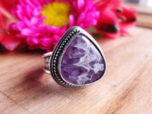 Load image into Gallery viewer, Amethyst Lace Agate Ring or Pendant (Choose Your Size)