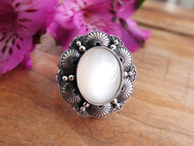 Load image into Gallery viewer, White Moonstone Ring or Pendant (Choose Your Size)