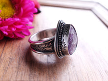 Load image into Gallery viewer, Amethyst Lace Agate Ring or Pendant (Choose Your Size)