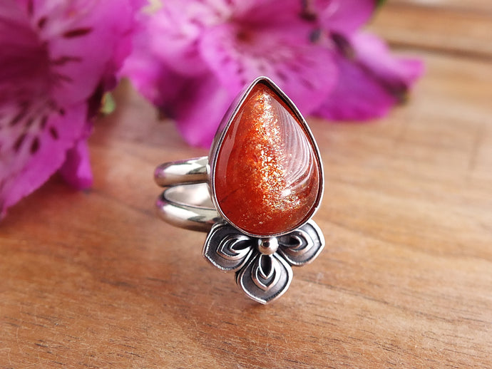 Sunstone Ring or Pendant (Choose Your Size)