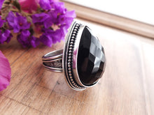 Load image into Gallery viewer, Rose Cut Black Onyx Ring or Pendant (Choose Your Size)
