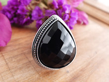 Load image into Gallery viewer, Rose Cut Black Onyx Ring or Pendant (Choose Your Size)