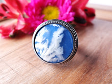 Load image into Gallery viewer, Plume Agate Doublet Ring or Pendant (Choose Your Size)