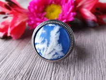 Load image into Gallery viewer, Plume Agate Doublet Ring or Pendant (Choose Your Size)