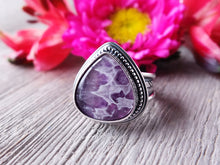 Load image into Gallery viewer, Amethyst Lace Agate Ring or Pendant (Choose Your Size)