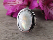 Load image into Gallery viewer, Rainbow Moonstone Ring or Pendant (Choose Your Size)