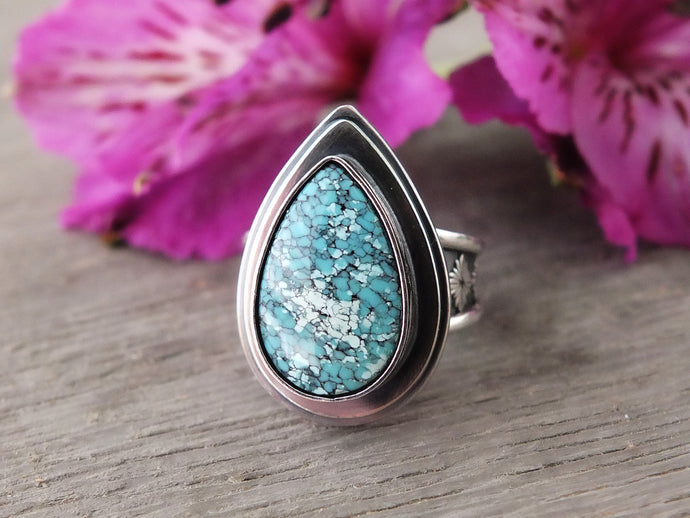Hubei Turquoise Ring or Pendant (Choose Your Size)