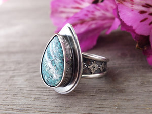 Hubei Turquoise Ring or Pendant (Choose Your Size)