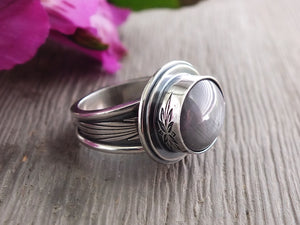 Silver Sapphire Ring or Pendant (Choose Your Size)