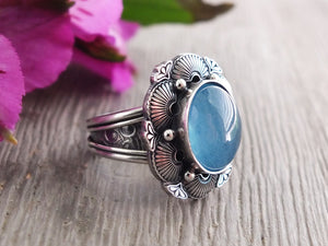 Aquamarine Ring or Pendant (Choose Your Size)