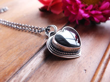 Load image into Gallery viewer, Rainbow Obsidian Heart Necklace