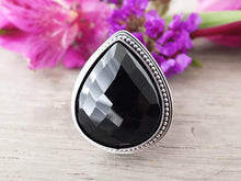 Load image into Gallery viewer, Rose Cut Black Onyx Ring or Pendant (Choose Your Size)