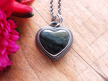 Load image into Gallery viewer, Rainbow Obsidian Heart Necklace