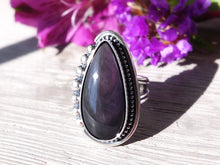 Load image into Gallery viewer, Rainbow Obsidian Ring or Pendant (Choose Your Size)