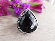 Load image into Gallery viewer, Rose Cut Black Onyx Ring or Pendant (Choose Your Size)
