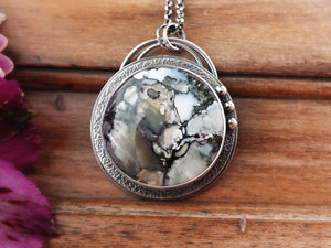 Lavender Hubei Turquoise Pendant