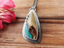 Load image into Gallery viewer, Opalized Wood Pendant
