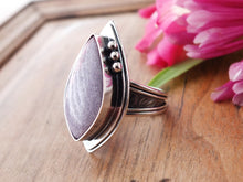 Load image into Gallery viewer, Lepidolite with Tourmaline Ring or Pendant (Choose Your Size)