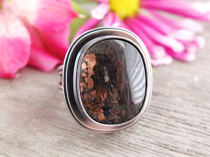 Copper Plume Ring or Pendant (Choose Your Size)