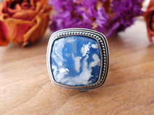 Load image into Gallery viewer, Plume Agate Doublet Ring or Pendant (Choose Your Size)