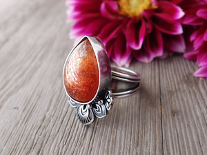Sunstone Ring or Pendant (Choose Your Size)