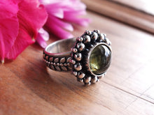 Load image into Gallery viewer, Green Tourmaline Ring or Pendant (Choose Your Size)