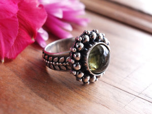 Green Tourmaline Ring or Pendant (Choose Your Size)