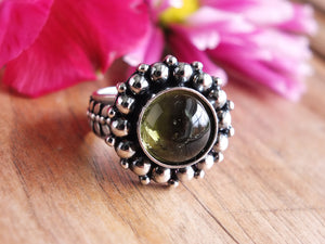 Green Tourmaline Ring or Pendant (Choose Your Size)