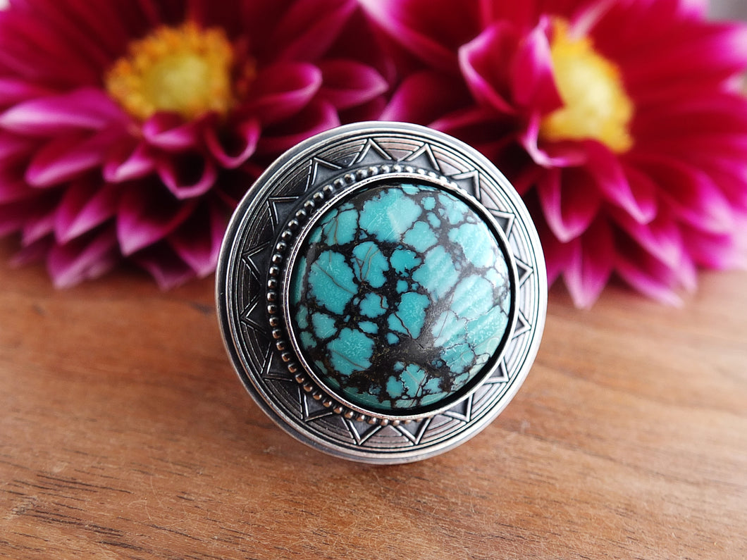 Hubei Turquoise Ring or Pendant (Choose Your Size)