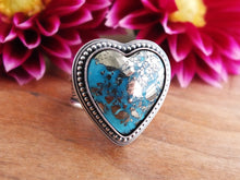 Load image into Gallery viewer, Persian Turquoise w/ Pyrite Ring or Pendant (Choose Your Size)