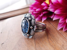 Load image into Gallery viewer, Teal Moss Kyanite Ring or Pendant (Choose Your Size)