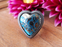Load image into Gallery viewer, Persian Turquoise w/ Pyrite Ring or Pendant (Choose Your Size)