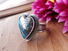 Load image into Gallery viewer, Persian Turquoise w/ Pyrite Ring or Pendant (Choose Your Size)