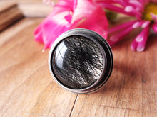 Load image into Gallery viewer, Tourmalinated Quartz Ring or Pendant (Choose Your Size)