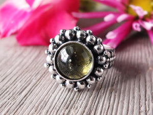 Green Tourmaline Ring or Pendant (Choose Your Size)