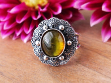 Load image into Gallery viewer, Bi-Color Tourmaline Ring or Pendant (Choose Your Size)