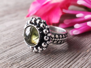 Green Tourmaline Ring or Pendant (Choose Your Size)