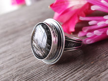 Load image into Gallery viewer, Tourmalinated Quartz Ring or Pendant (Choose Your Size)